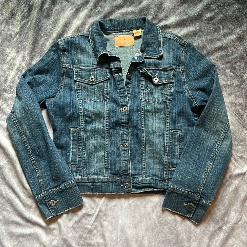 Maurices Dark Blue Denim Jacket